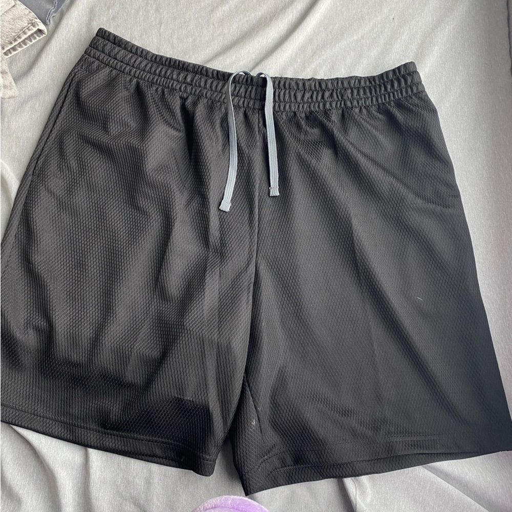 UNIsex black workout shorts
